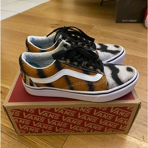 UNISEX OLD SKOOL COMFY CUSH DISCOVERY PROJECT CAT TIGER VANS for Children